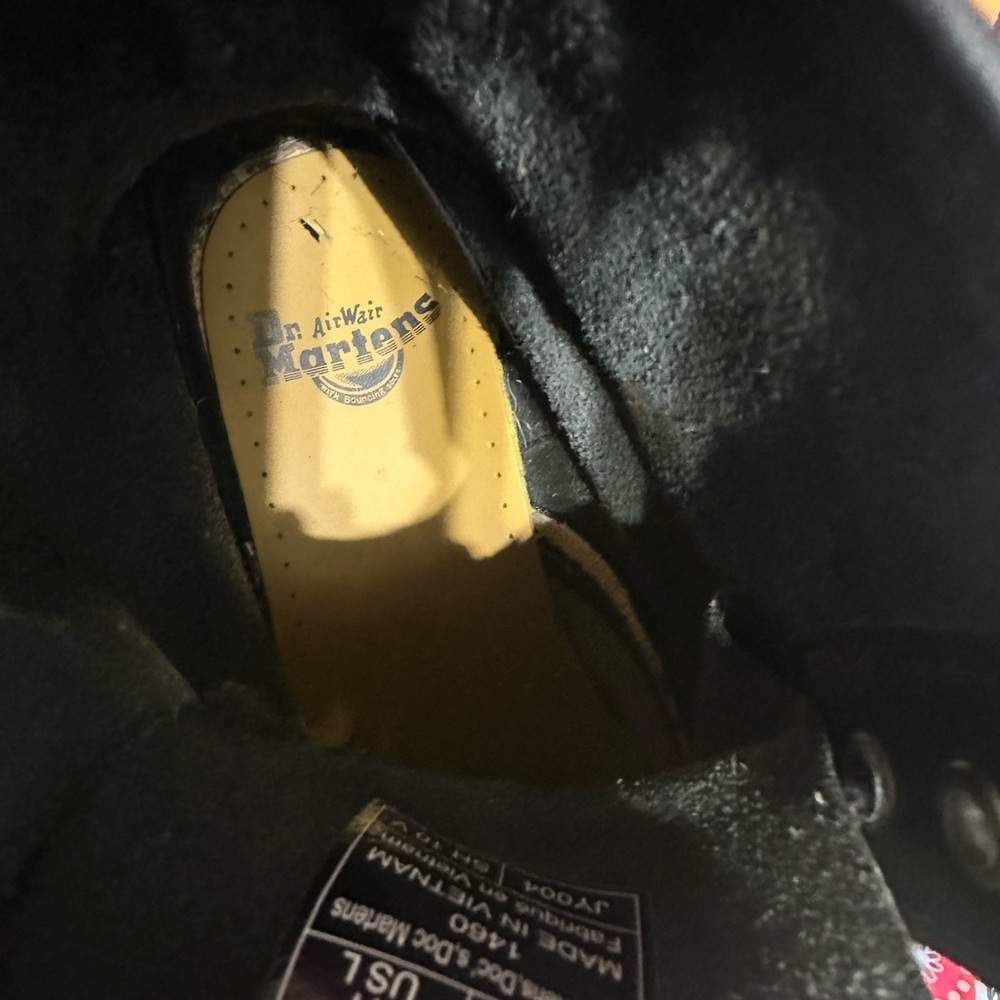 Dr. Martens Black Leather Boots